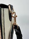 Жіноча сумка Коуч коричнева Coach Brown Morgan Saddle Bag In Colorblock Signature, фото 3