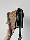 Жіноча сумка Коуч коричнева Coach Brown Morgan Shoulder Bag In Colorblock Signature, фото 3
