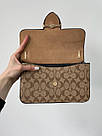 Жіноча сумка Коуч коричнева Coach Brown Morgan Shoulder Bag In Colorblock Signature, фото 5