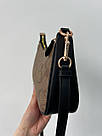 Жіноча сумка Коуч коричнева Coach Brown Teri Shoulder Bag In Signature, фото 3
