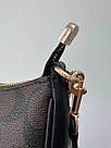 Жіноча сумка Коуч коричнева Coach Brown Teri Shoulder Bag In Signature, фото 6