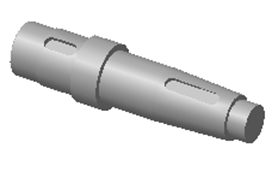 ОП-05004 Вал ведучий редуктора для маслопресу ПМ-450, фото 1