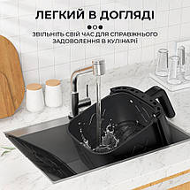 Аерофритюрниця електрична з терморегулятором на 8.8 л SOKANY SK-10037 1200 Вт Аерогриль з таймером і захистом від перегріву, фото 5