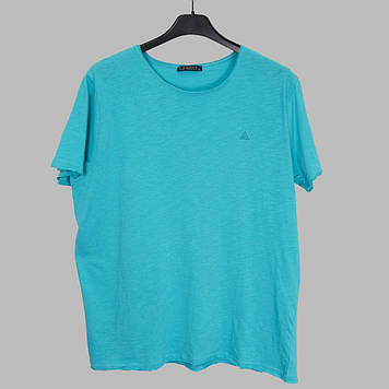 Футболка чоловіча Mons R-1008 Берюзова 100% бавовна 5XL(Р)