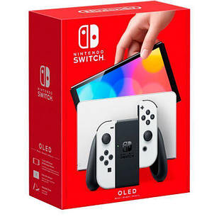 Ігрова консоль Nintendo Switch OLED (біла)