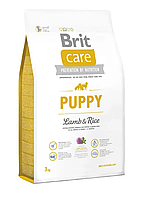 Сухой корм для щенков всех пород Брит Brit Care Puppy All Breed Lamb & Rice 3 кг