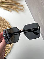 Женские солнцезащитные очки большие без ободка 1308104