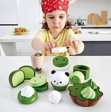 Іграшкові Десерти Hape E3195 Іграшка - Десерт із зеленого чаю, фото 6