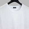 Футболка чоловіча NOVEL G-3001 БІЛА 95% бавовна 5% еластан 5XL(Р), фото 2