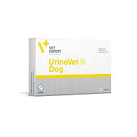 VetExpert UrinoVet Dog для собак, нуждающихся в поддержании и восстановлении функций мочевой системы - 30 таб.