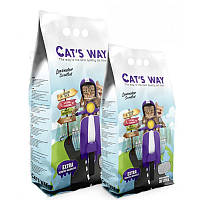 Cats Way Lavander - наповнювач Кетс Вей з ароматом лаванди для котячого туалету - 5 л.