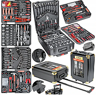 Профессиональный универсальный набор инструментов 186 ед. в чемодане LEX LXSS186