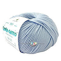 Lana Gatto BABY SOFT (Бейбі Софт) № 12260 блакитний (Пряжа меринос, нитки для в'язання)