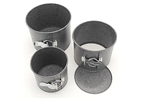 Набір роз'ємних форм для випікання пасхи A-Plus 3 шт Пасхальні форми для кулічів металеві антипригарні