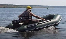 Моторний надувний човен Ладья ЛТ-290 МО зі слань-килимком, фото 3