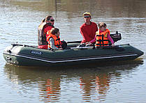 Моторний надувний човен Ладья ЛТ-310МЕ зі слань-килимком, фото 2