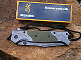 Ніж складаний EDC Browning AК-740 паракорд 23 см, фото 3