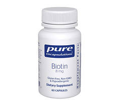 Pure Encapsulations Biotin / Біотин 8 мг 60 капсул