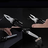 Мультитул з нержавіючої сталі Multi Tool чорний, фото 5
