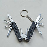 Мультитул з нержавіючої сталі Multi Tool чорний, фото 3
