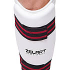 Захист гомілки для тхеквондо захист для ніг Zelart 4081 розмір L White, фото 3