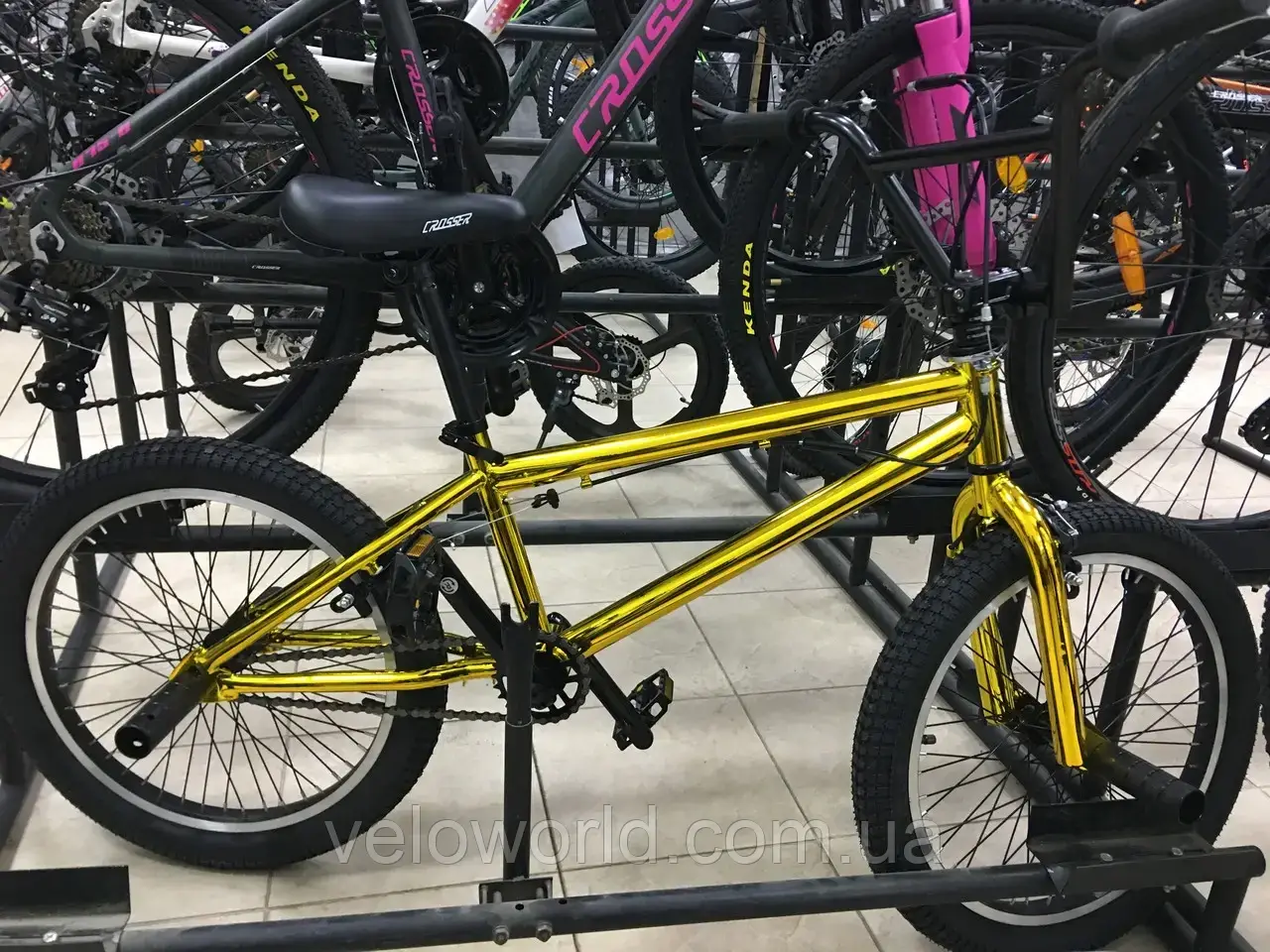 Трюковий велосипед Crosser BMX 20" сталевий до 110кг