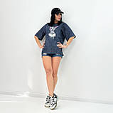 📌 Жіноча футболка з принтом кролик Багз Банні на літо Туреччина, кулірка, висока якість | Норма та батал, фото 9