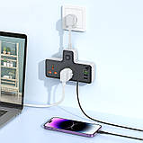 МЗП Hoco AC12A Reise (PD30W/1C3A) +Socket Black, фото 3