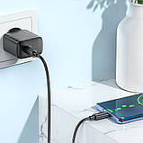 МЗП Hoco CS22A Value PD30W (1USB-C) + кабель Type-C to Type-C Black, фото 4