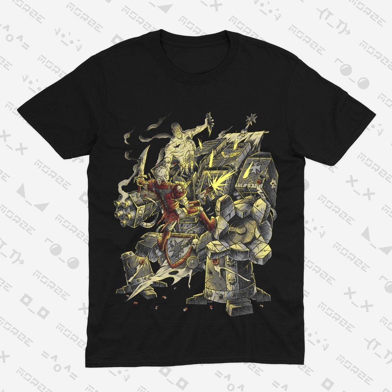 Футболка чорна Morze Warhammer V3