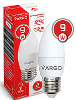LED лампа VARGO C37 9W E27 855lm 4000K (V-111143)