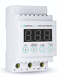 Реле контролю напруги 25А, 5,5кВт, УКН-25с, HSelectro