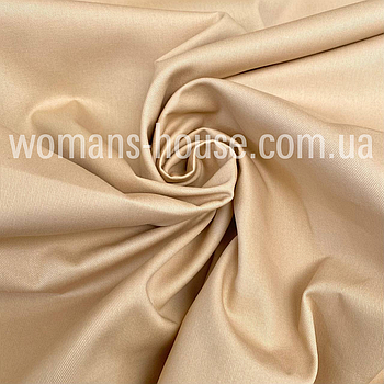 Коттон щільний Бежевий