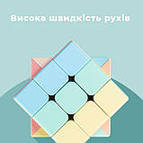 Швидкісний кубик рубіка 3х3 Magic Cube кольоровий, фото 4