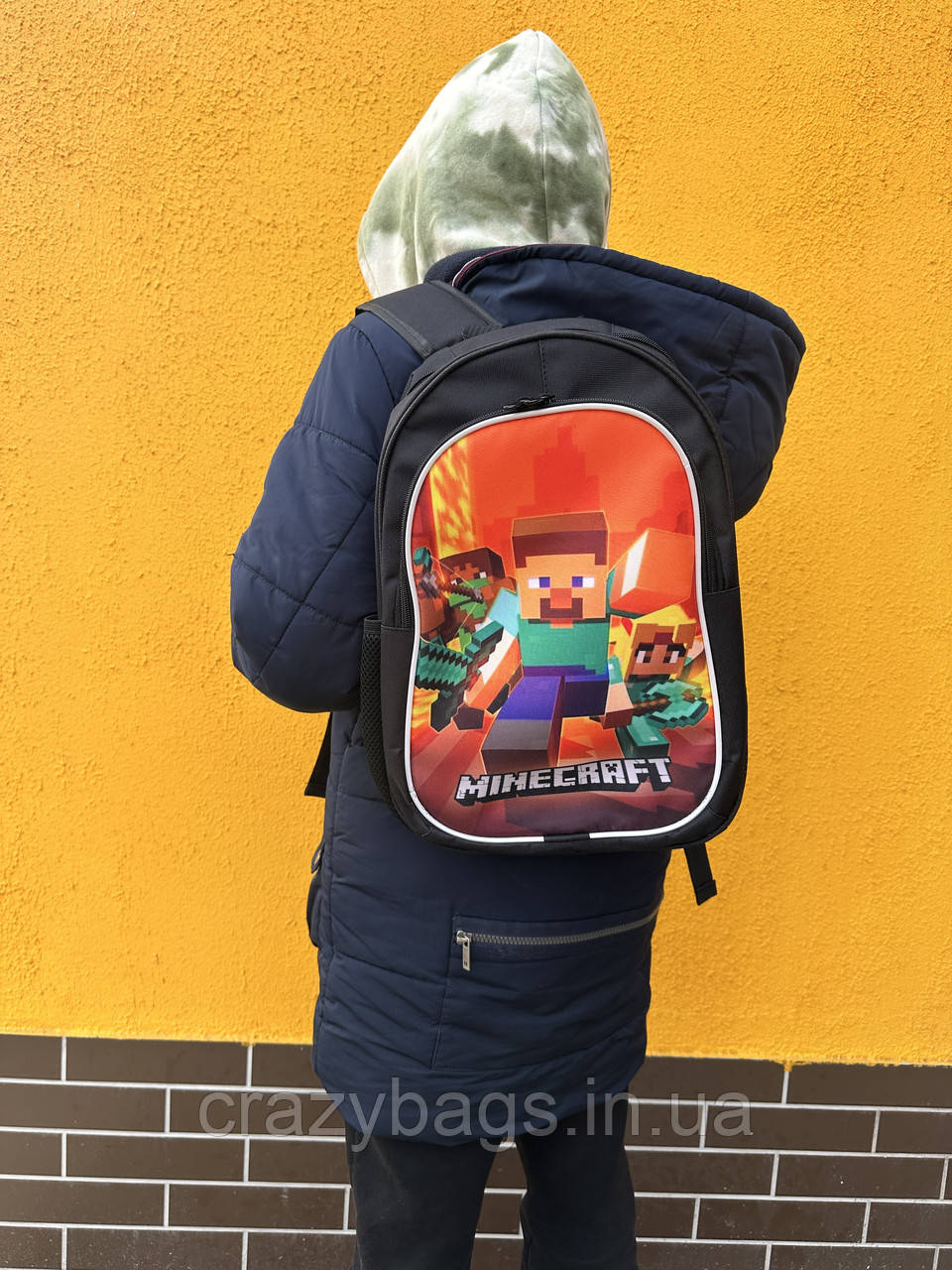 Рюкзак шкільний для хлопчика Minecraft Майнкрафт