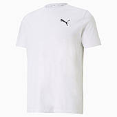 Футболка спортивна чоловіча Puma Active Soft Tee 586726 02 (біла, бавовна 60%, повсякденна, бренд пума)