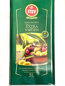 Оливкова олія ITLV Extra Virgin Olive ж/б 5 л