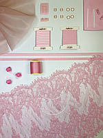 Набір для пошиття білизни у ніжно-рожевому кольорі