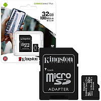 Карта памяти Kingston 32GB Class 10 UHS-I U1 100 Mb/s