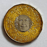 Сан-Маріно 5 євро 2017, 30 років від дня народження Марко Сімончеллі
