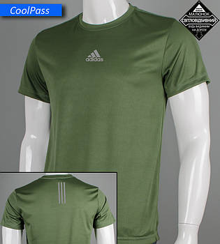 Футболка Coolpass Adidas 3 stripes 5440м (Уп.4шт M-XXL), М'ята