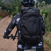 Рюкзак для велоспорта Naturehike CNK2300BB011, черный на 20 л. для длительных поездок