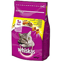 Whiskas Сухой корм для кошек с курицей, 950 г