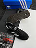 Чоловічі кросівки Adidas Spezial Black White (Чорні) Взуття Адідас Спеціал натуральна замша шкіра демісезон, фото 5