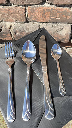 Набір столового приладдя 24 пр. з неіржавкої сталі Kamille KM-5238R, фото 1