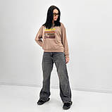 📌 Світшот жіночий з принтом і малюнком, з двонитки, демісезонний | Модний Батник весна/осінь | Норма та батал, фото 9