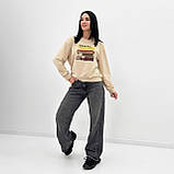 📌 Світшот жіночий з принтом і малюнком, з двонитки, демісезонний | Модний Батник весна/осінь | Норма та батал, фото 6