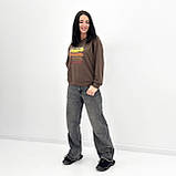 📌 Світшот жіночий з принтом і малюнком, з двонитки, демісезонний | Модний Батник весна/осінь | Норма та батал, фото 10