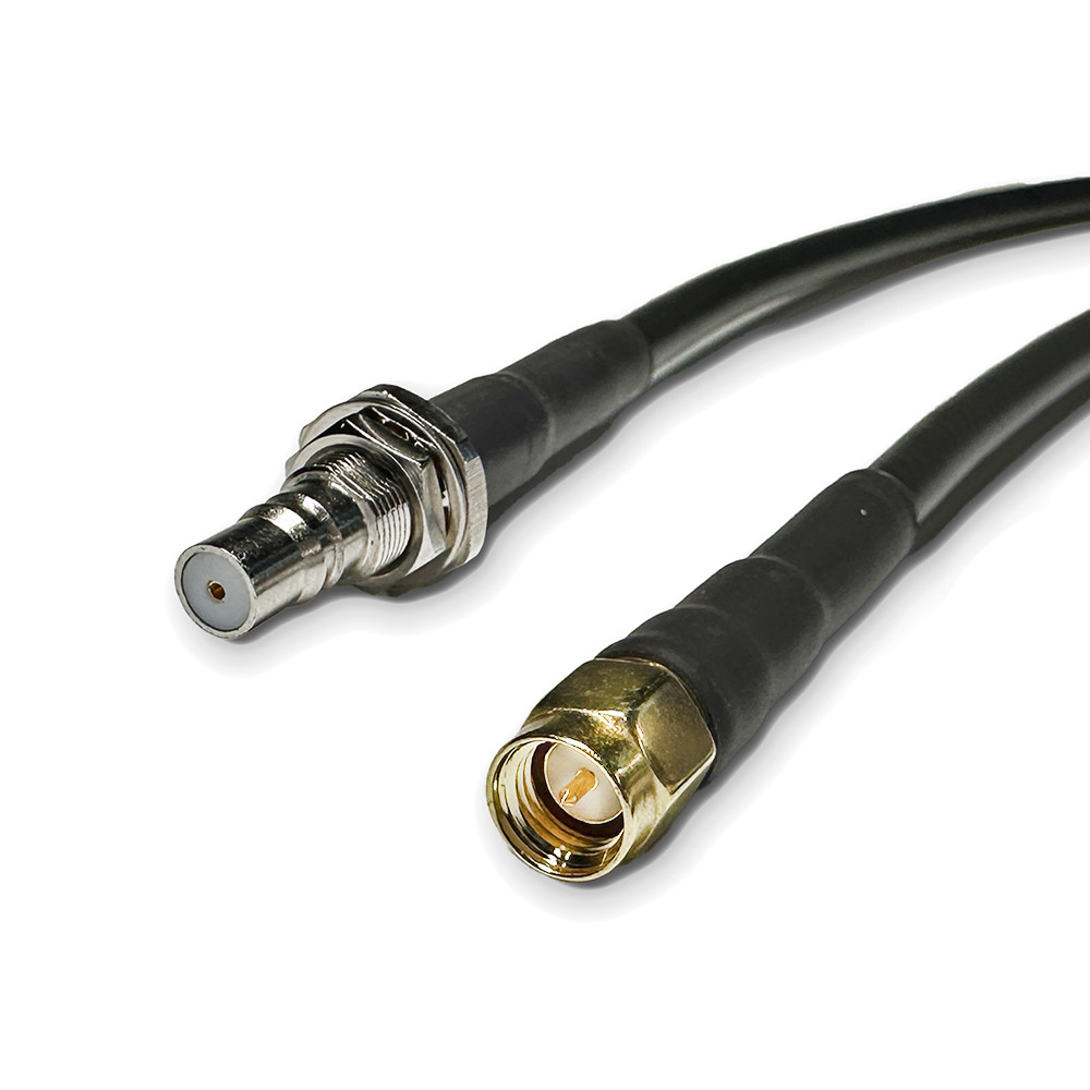 Перехідник SMA male - QMA female RB195 30 см