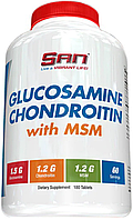 Глюкозамин Хондроитин МСМ SAN Glucosamine Chondroitin MSM 180 таблеток